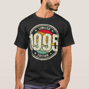 T-shirt Retro 27 Year Old Vintage 1995 Limited Edition 27t