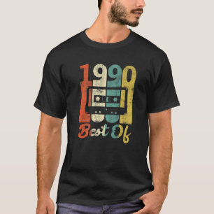 T-shirt Retro 30e Anniversaire Cassette 1990 Cadeau 90s Be