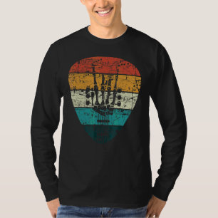 T-shirt Retro 60s les années 70 Rock Et Roll Skeleton Guit