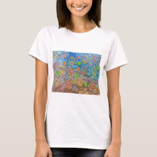 T-shirt Retro 60s paisible Vêtements de vie océanique Cade