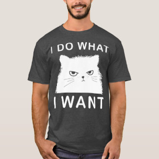 T-shirt Rétro 80s 90s Amoureux de les chats Drôle Je fais