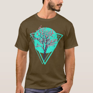 T-shirt Retro 90s Art Japon Fleur Sakura Vaporwave Cherry