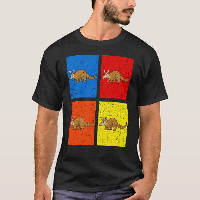 T-shirt Retro Aardvark (Devant)