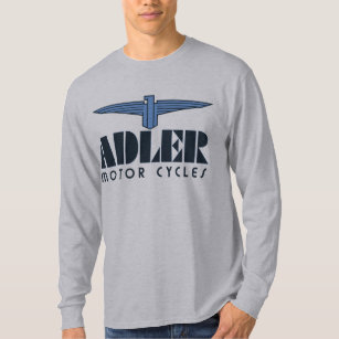 T-shirt Rétro aile d'aigle de logo de motos d'Adler d'art