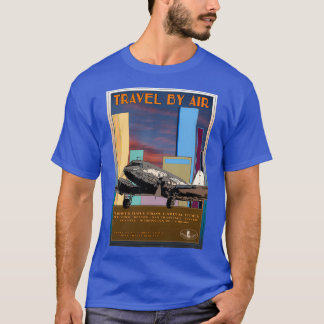 T-shirt Retro Airline Voyage DC301