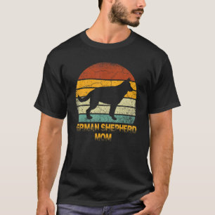 T-shirt Retro Allemand Berger Maman Doxie Chien Propriétai
