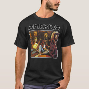 T-shirt Retro america groupe rock cadeau pour fans Essenti