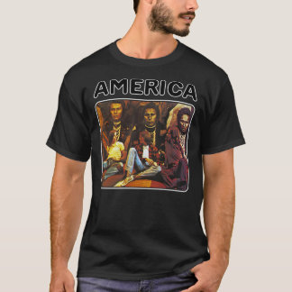 T-shirt Retro america groupe rock cadeau pour fans Essenti