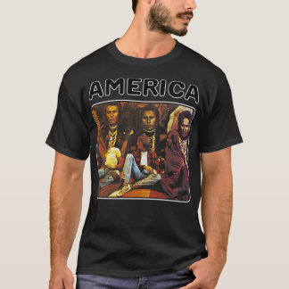 T-shirt Retro america groupe rockcadeau pour les fans
