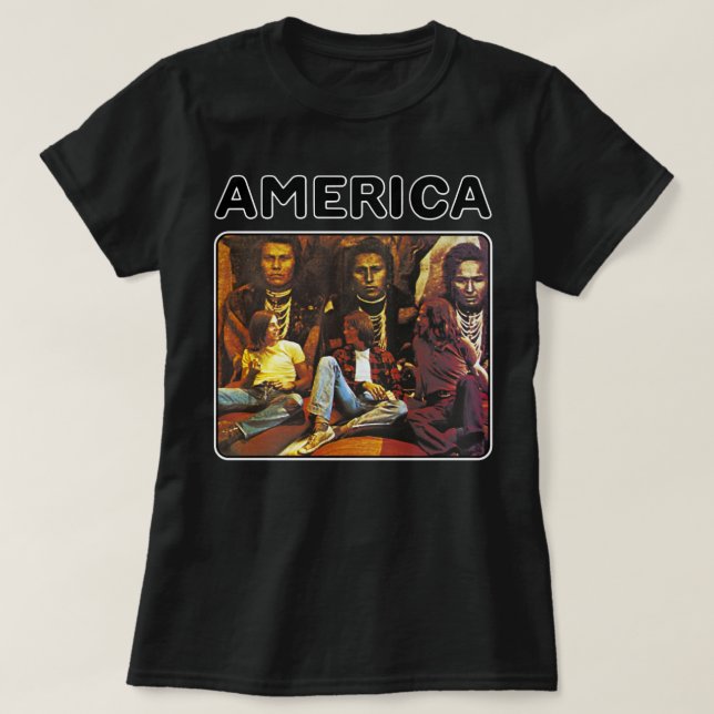 T-shirt Retro america groupe rockcadeau pour les fans (Design devant)