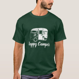T-shirt Rétro amusement de camping de remorque de camping