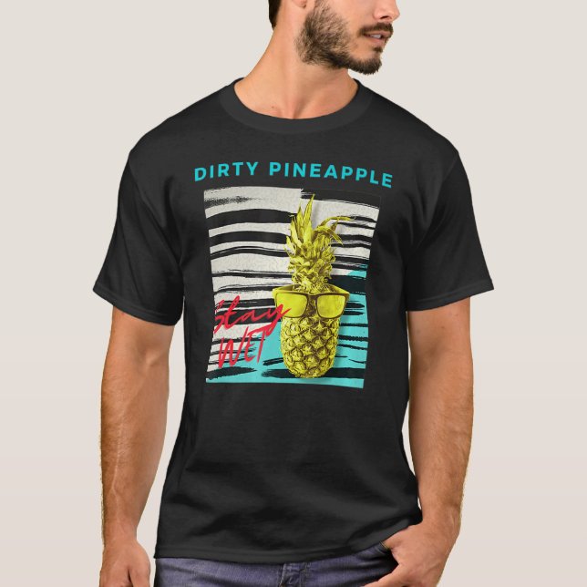 T-SHIRT RÉTRO ANANANAS (Devant)