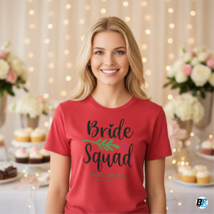 T-shirt Rétro Années 70 Équipe de la Mariée Demoiselle d'H