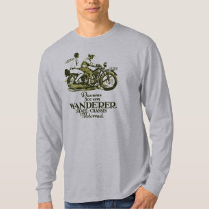 T-shirt Rétro annonce 1929 vintage de moto de vagabond