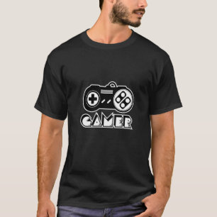 T-shirt Retro Arcade Joystick Gamer Esport