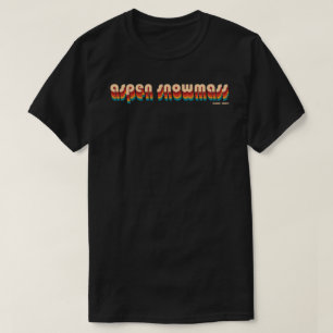 T-shirt Retro Aspen Snowmass Ski Aventure