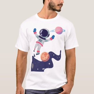 T-shirt Rétro Astronaute – Aventure Spatiale