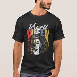 T-shirt Retro Avril Reine incroyable Jundixième Reine femm