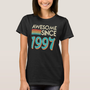 T-shirt Retro Awesome depuis 1997 25e anniversaire Vintage