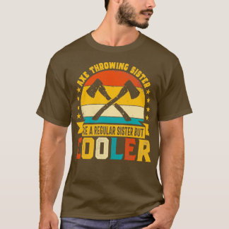 T-shirt Retro Ax Jetant Soeur Comme une Soeur régulière