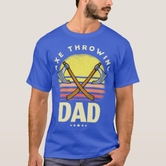 T-shirt Retro Ax Throwing Papa 1