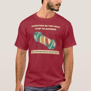T-shirt Retro barber pole citation drôle salon de coiffure