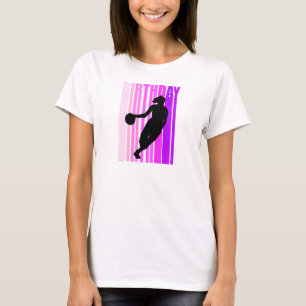 T-shirt Retro Basketball Anniversaire Enfants mignons Fill