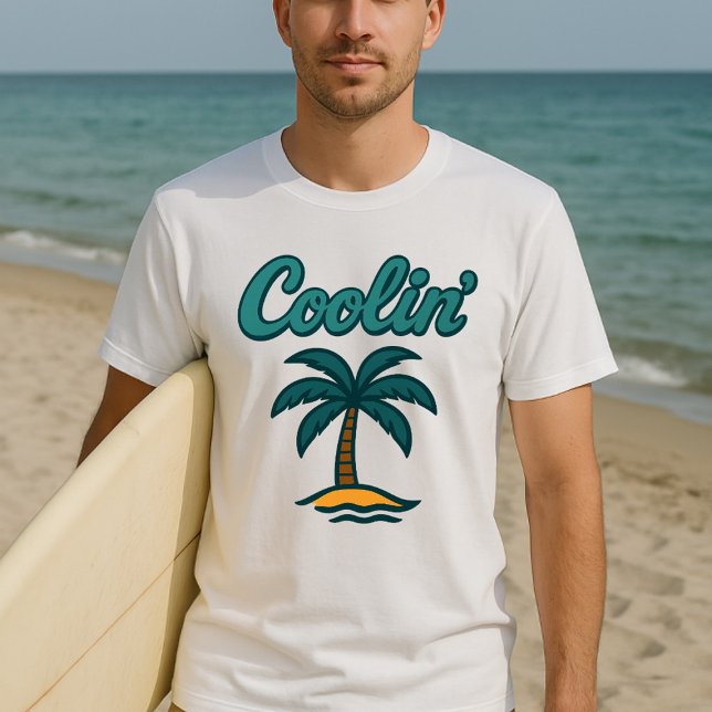 T-shirt Retro Beach Vibes Coolin' (Retro vibes t-shirt)