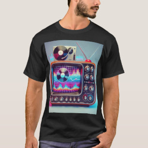 T-shirt "Retro Beatwave : Vibes Rétro, Rythme Moderne !"
