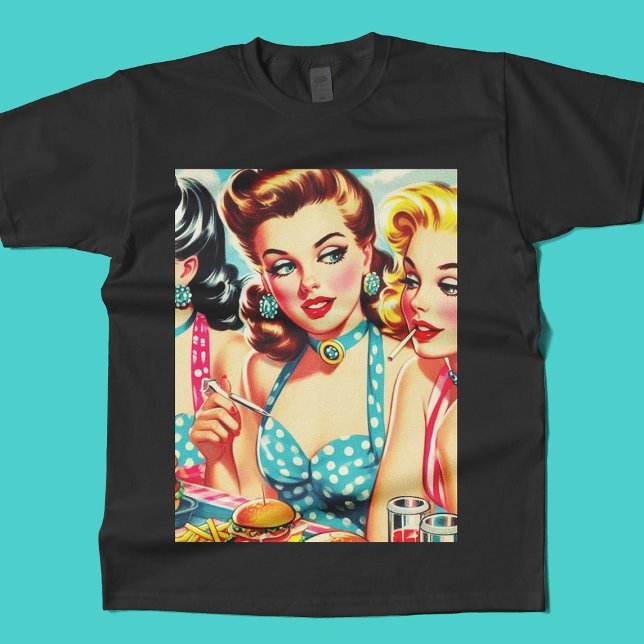 T-shirt Retro Beauty Pin Up (Créateur téléchargé)