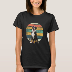 T-shirt Retro Bernese Mountain Mom Papa Chien