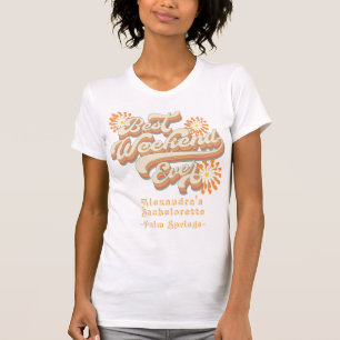 T-shirt Retro Best Girl's Weekend Ever les années 70 Bache