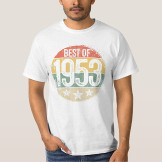 T-shirt Retro Best of 1953 Anniversaire