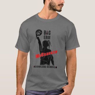 T-shirt Retro Big Ern Mccracken Bowling School, Flower Bow