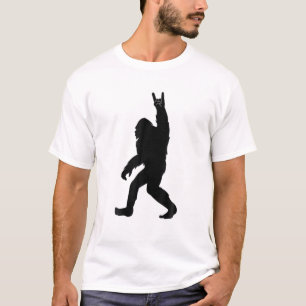 T-shirt Retro Bigfoot, Drôle Rock Et Rouleau Bigfoot