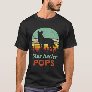 T-shirt Retro Blue Heeler fait craquer les papas des année