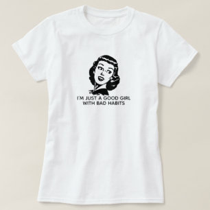T-Shirt Rétro Bonne Fille