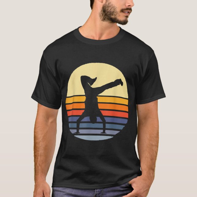 T-shirt Retro Breakdance B-Boy Dance Breakdance Hip-Hop (Devant)