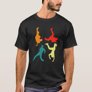 T-shirt Retro Breakdance Vintage Break Danse B Boying Brea
