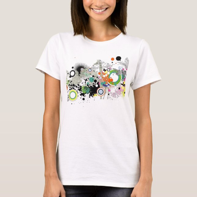 T-shirt rétro bruit (Devant)