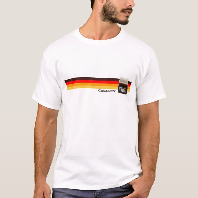 T-shirt Rétro calculatrice (Devant)