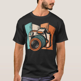 T-shirt Retro Camera Vintage Photography Love Photographer