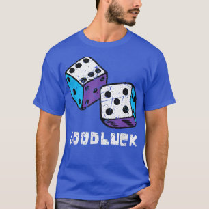 T-shirt Retro Casino Dice Player Casino Good Luck Game Nig