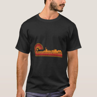T-shirt Retro Casper Cityscape Casper Wy Skyline