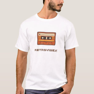 T-Shirt Retro Cassette - Tee de musique Vintage