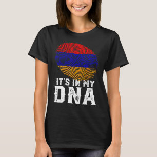 T-shirt Retro C'est dans mon ADN empreintes digitales Armé