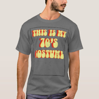 T-shirt Retro C'est mon costume des années 70 Funny Super