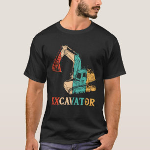T-shirt Rétro Chargeur hydraulique Rétro Réducteur de la h