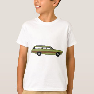 T-shirt rétro chariot de station