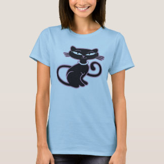 T-shirt Rétro chat
